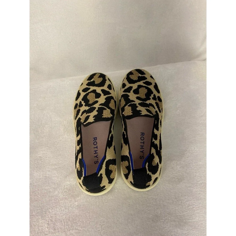 Rothy's The Kids Sneaker In Desert Cat Size 3